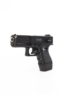 Пистолет пневм. Stalker SA17GM Spring (аналог Glock 17), к.6мм,мет.корпус, маг.6шар