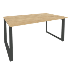 Onix Стол переговорный O.MO-PRG-1.4 Тиквуд Светлый/Металл Антрацит 1580*980*750