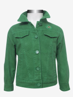 Куртка джинсовая для девочек манжеты и съемный капюшон р. 122 7 лет в ассорт. 969873