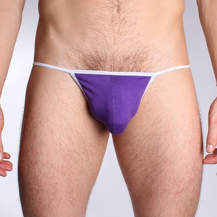 Мужские g-стринги фиолетовые Wild Milk Fine Stripes