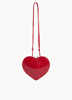 Сумка Alaia LE CŒUR BAG IN CALFSKIN LACQUER RED