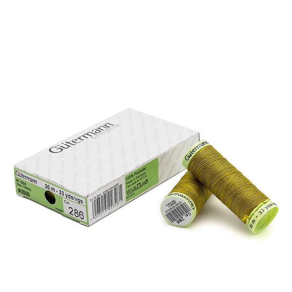 Нитки отделочные Gutermann Top Stitch 30 (30 метров), 5 кат. | 286 карри