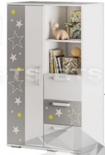 Шкаф многофункциональный Трио Звёздное детство ШК-10(последний экземпляр)