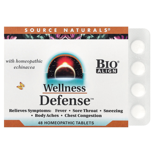 Source Naturals, Wellness Defense™, 48 гомеопатических таблеток