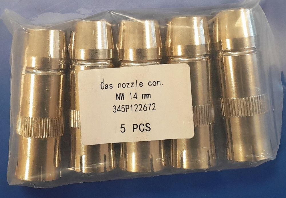 345P122672 Сопло газовое коническое 14,0/61,5мм TBI