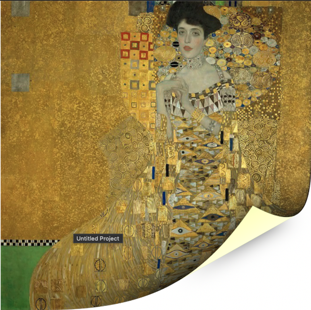 Картина для интерьера Портрет Адель Блох-Бауэр, художник Климт, Густав, печать на холсте Настене.рф