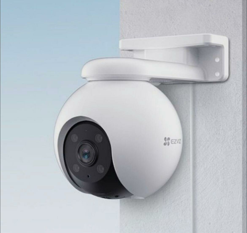 EZVIZ H8 Pro 5 МП поворотная Wi-Fi камера c распознаванием людей и авто.
