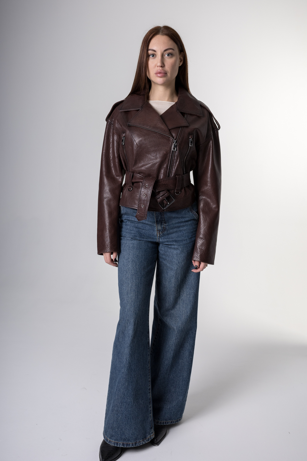 Косуха из натуральной кожи