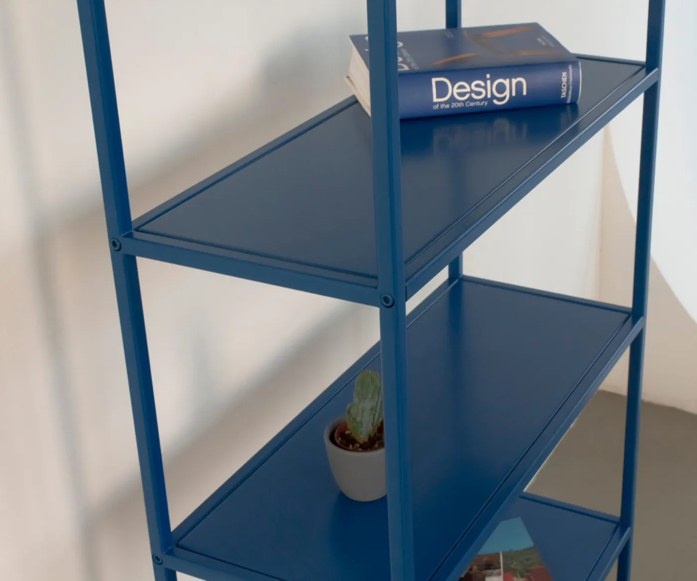 Стеллаж металлический 155х60х25, синий