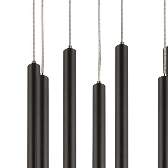 L8T747347 Люстра TUBO LED 40W 2560LM 25G ЧЕРНЫЙ 4000K