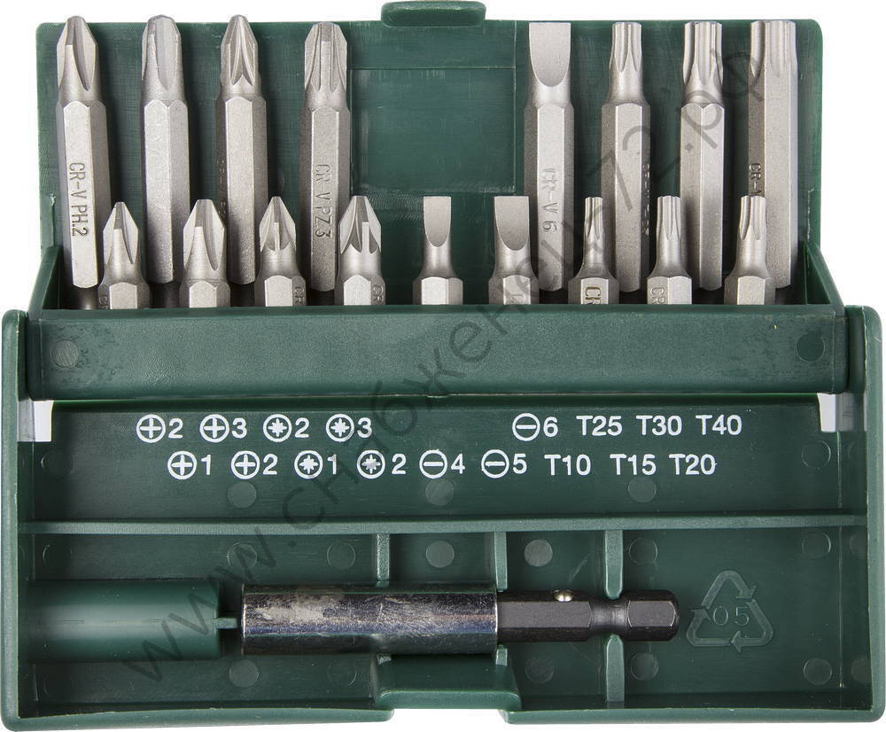 KRAFTOOL Expert с магнитным адаптером 18 шт, Набор бит (26131-H18)