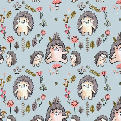 ёжики кругом