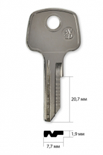 Заготовка английского ключа 10532 AV-2D | AVG2D | AV2