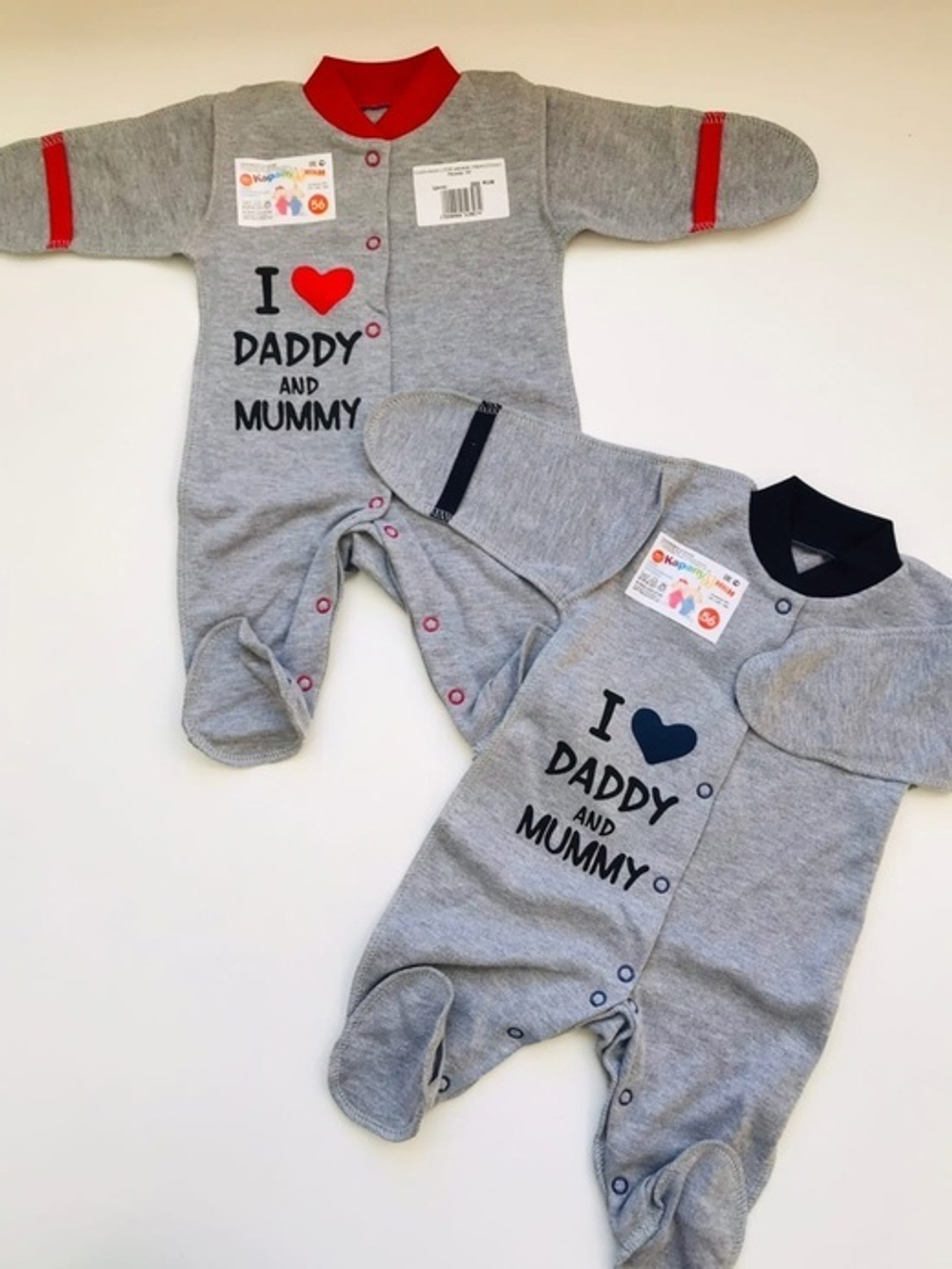 Комбинезон LOVE меланж (КарапуЗЗики) (Размер: 80)