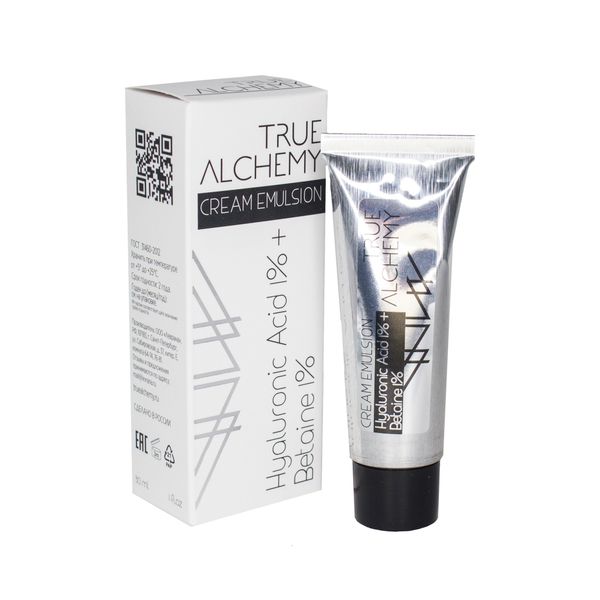 Cream Emulsion Hyaluronic Acid 1% + Betaine 1%, крем для лица, 30мл