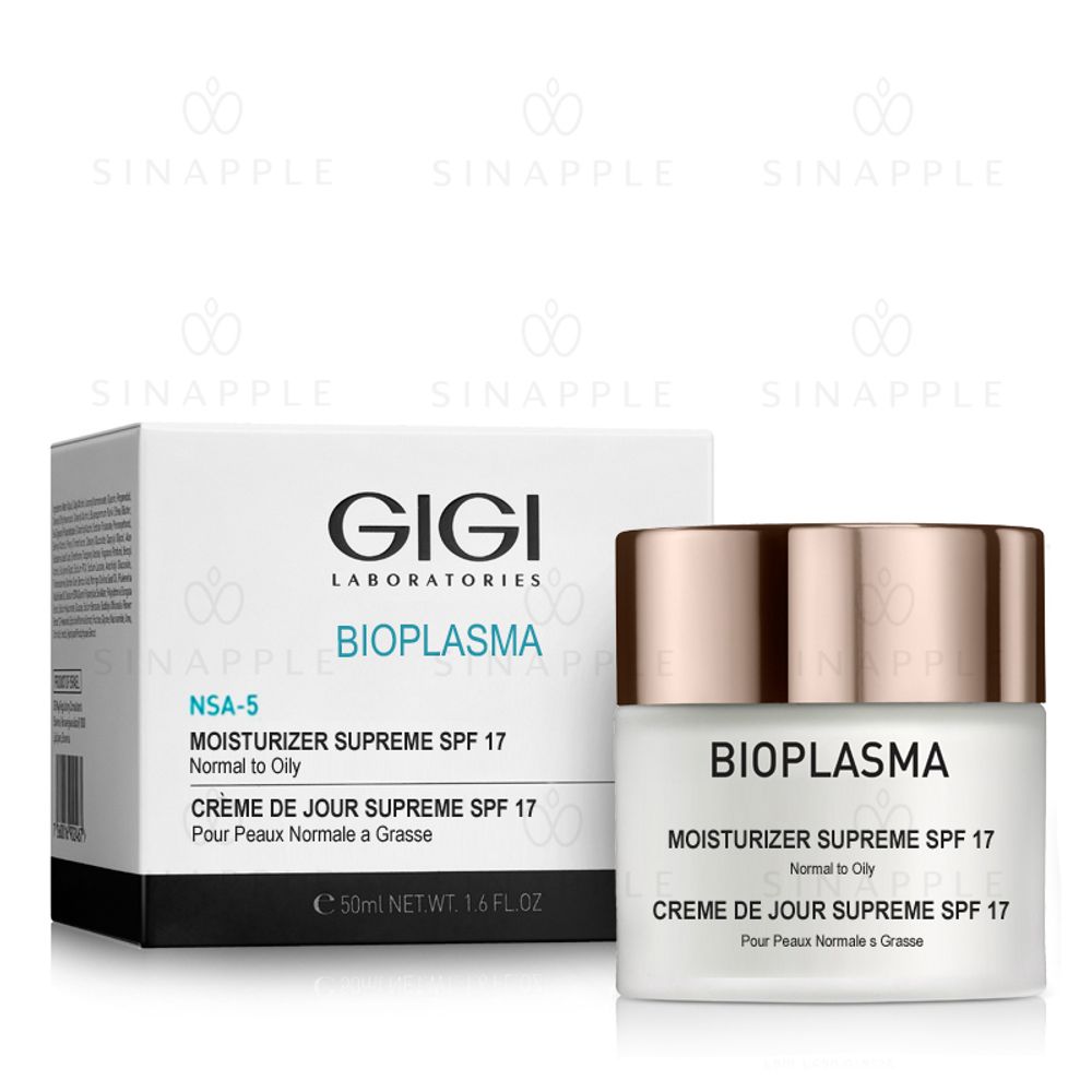 GIGI Bioplasma NSA-5 Moisturizer Supreme SPF 17 Normal to Oily