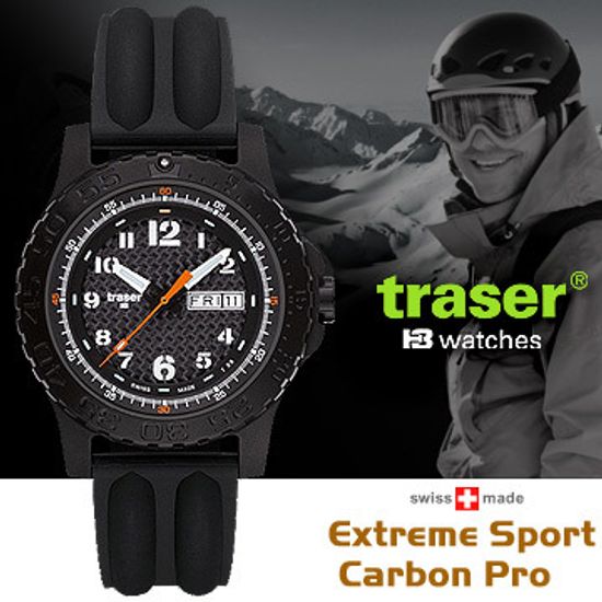 Наручные часы Traser Extreme Sport Carbon Pro 100313 (силикон)