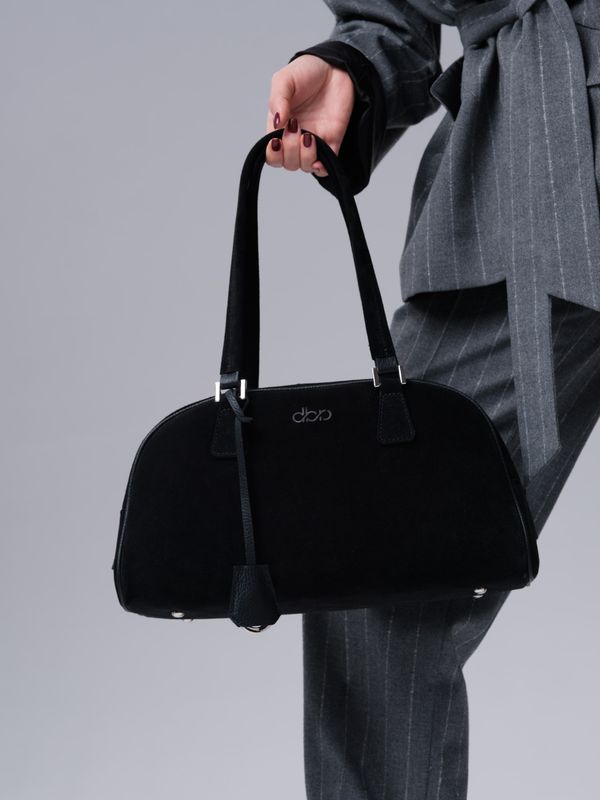 Замшевая сумка Charlotte DBR 31358 черный