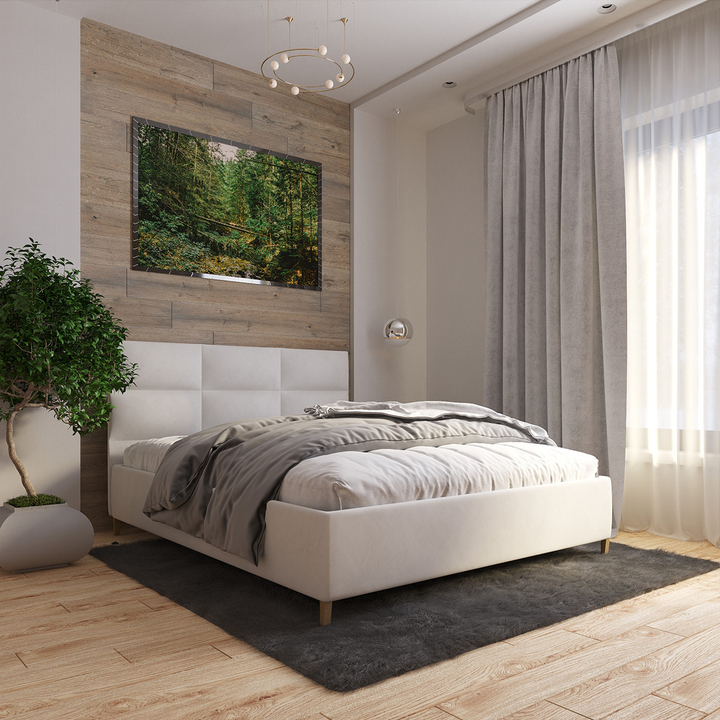 Двуспальная кровать с настилом Мидл, 140х185