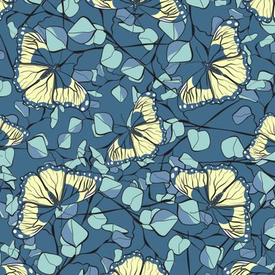 Бабочки в эвкалиптах