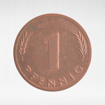 Germany, 1 Pfennig, 1991, (Hamburg Mint - "J"), VF