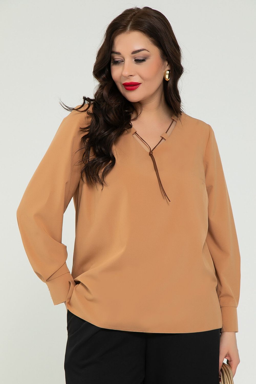 Блуза Свободный вечер (песочная) Б12795-15М LT Collection