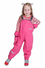 Полукомбинезон непромокайка р.134 розовый (Smail)