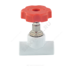 Клапан (вентиль) PP-R запорный белый Дн 20х90гр внутренняя пайка VALFEX 10146020