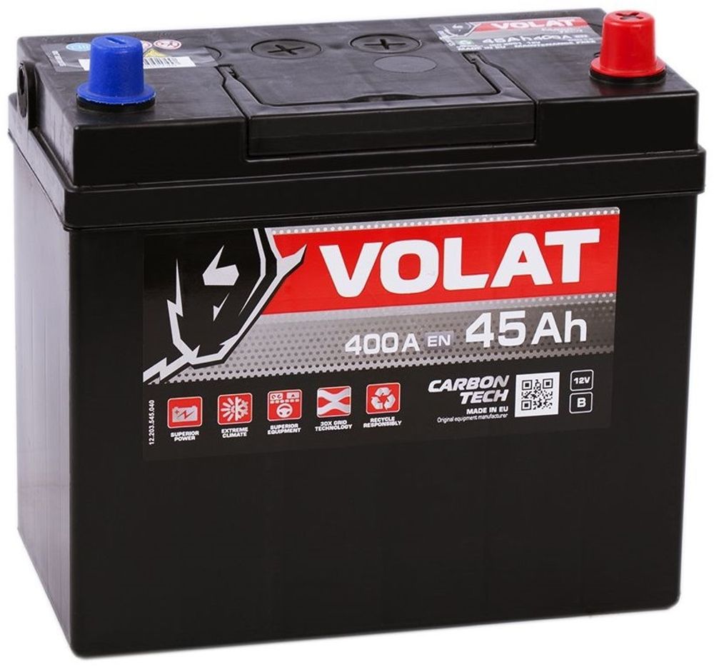 Volat ASIA 6CT- 45 ( 55B24 ) аккумулятор