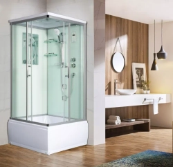 Душевая кабина WeltWasser (ВельтВассер) ALLER 904, с высоким поддоном, с электрикой и ГМ, 90x90x217