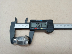 Гайка колесная конусная М14х1,5, высота 35, хром б/у