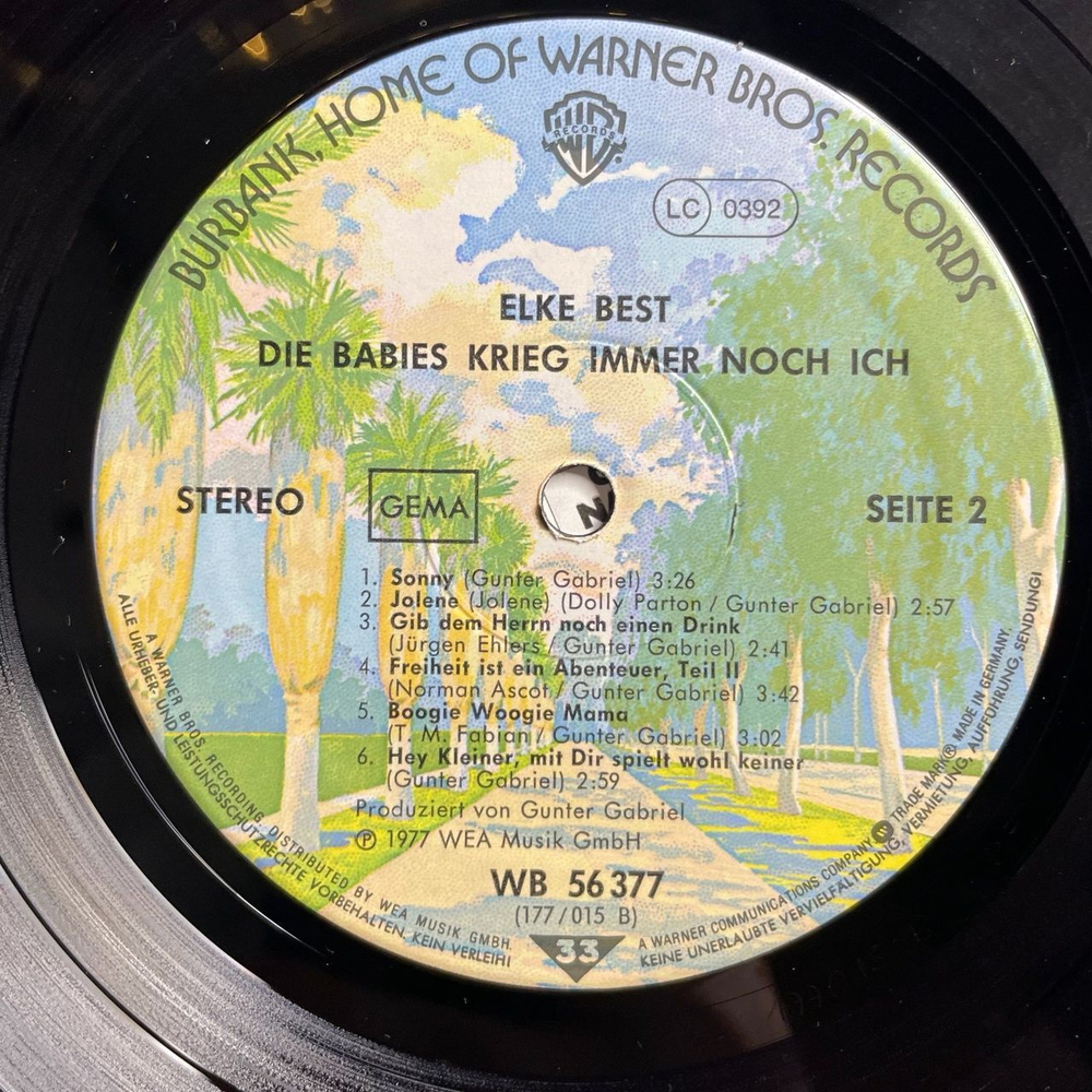 Винтажная виниловая пластинка LP Elke Best Die Babies Krieg' Immer Noch Ich (Germany 1977)