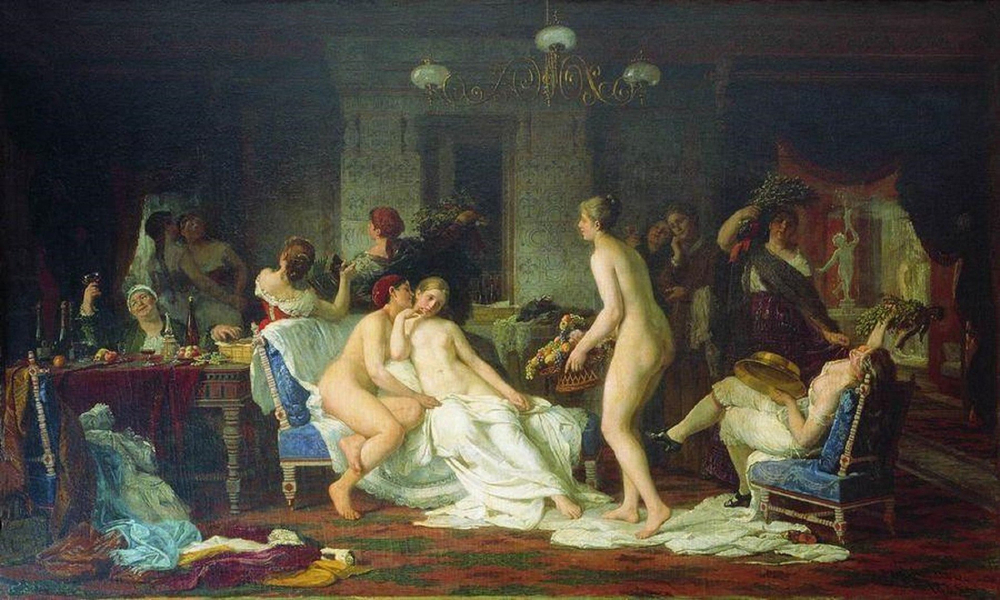 Журавлев Фирс Сергеевич (1836-1901) - эротическое искусство русского художника