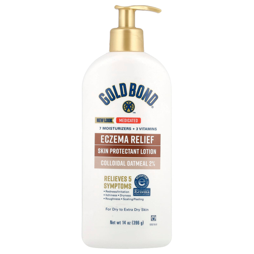 Gold Bond, лечебный лосьон для защиты кожи от экземы, 396 г (14 унций)