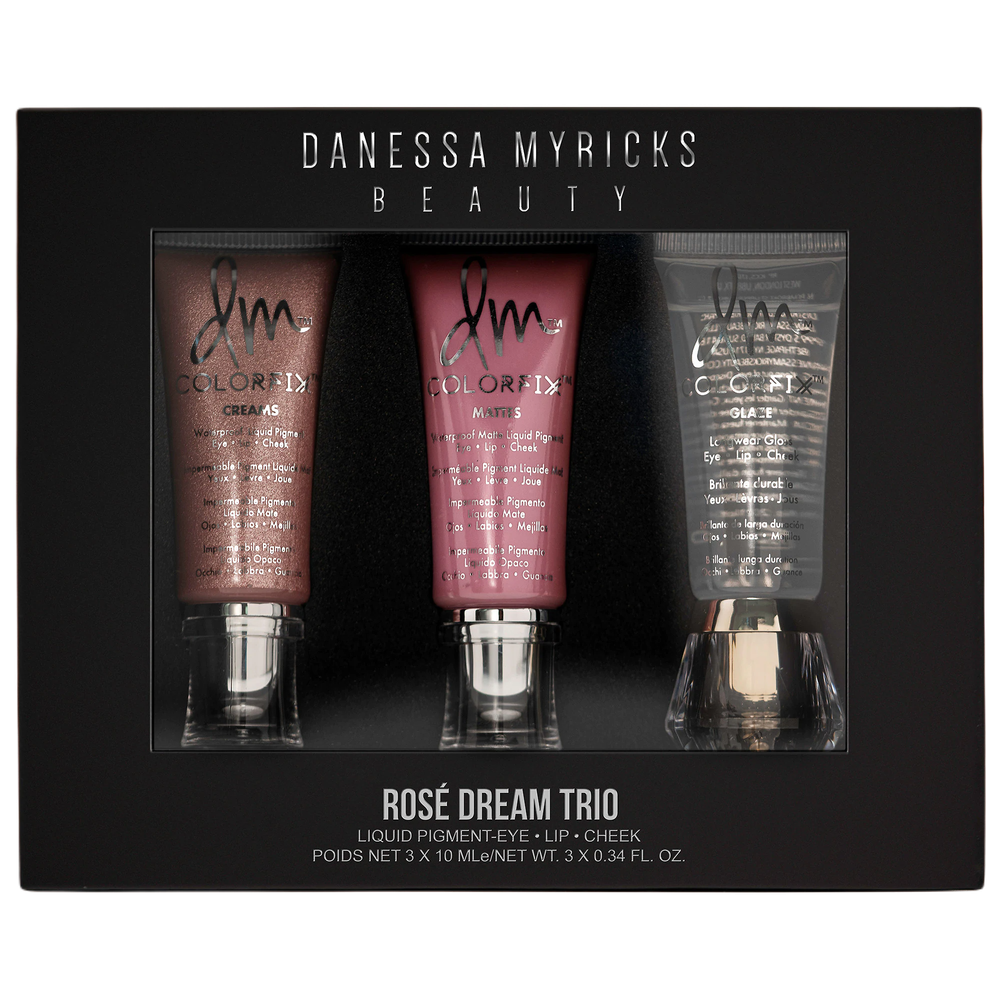 Danessa Myricks Beauty Colorfix Eye, Cheek & Lip Cream Pigment Rose Dream Set