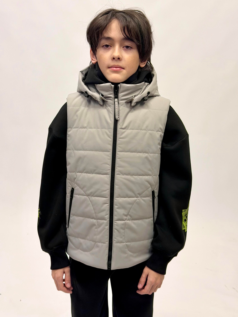 Жилет демисезонный мембрана для мальчика 8-12 лет Милашка Сьюзи