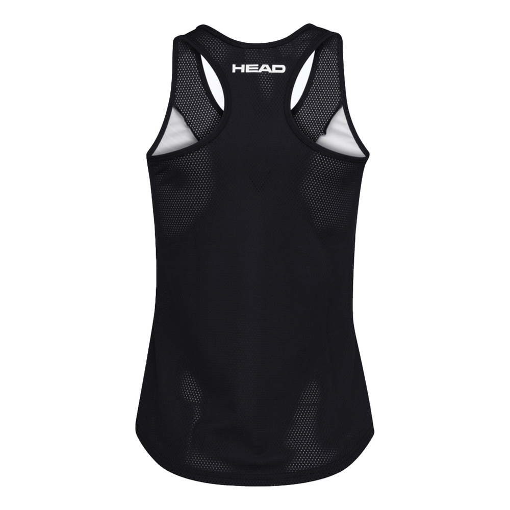 Женская теннисная майка HEAD Game Tech Padel Tank Top Women - Black, White