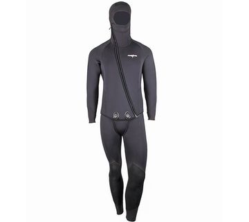 Гидрокостюм FanDiver Baikal 7 мм (курка со шлемом + комбинезон)