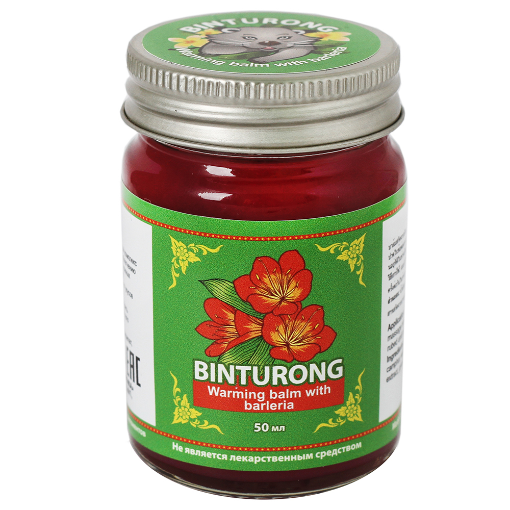 Бальзам разогревающий с барлерией BINTURONG Warming Balm, 50 г