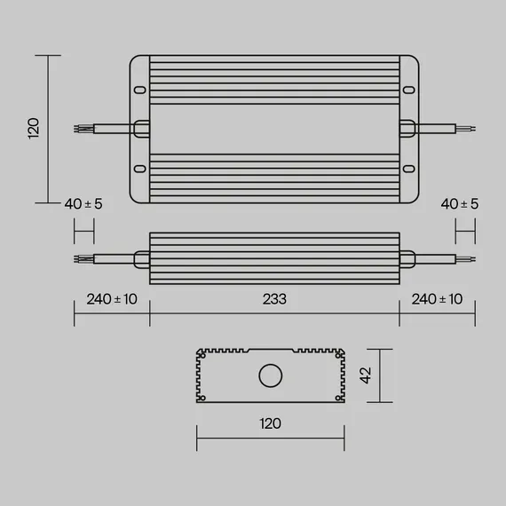 Источник напряжения Technical PSL008-400W-48V-IP67