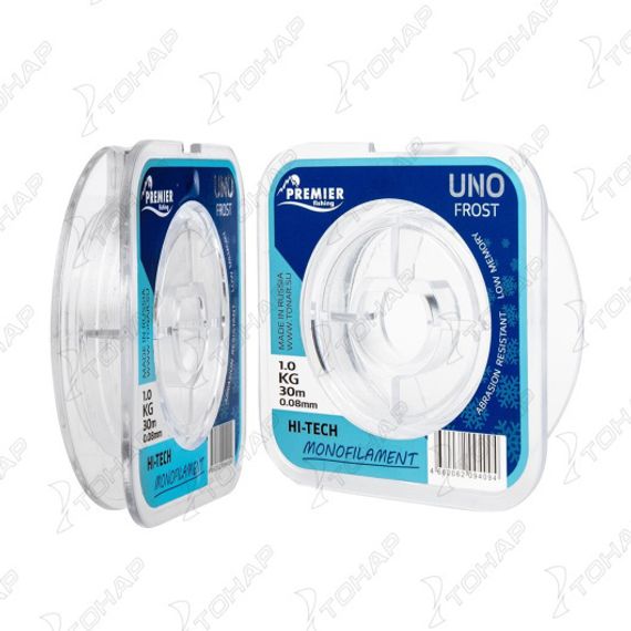 Леска UNO FROST 0,08mm/30m Clear Nylon PREMIER fishing (PR-UF-T-008-30)