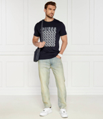 Футболка G CHAIN GUESS - темно-синий(M4YI29 J1314)