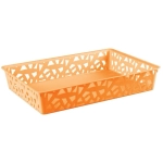 Корзина для хранения универсальная «ЭКСПЕРТХАУС» цвет мик, 34*25.5*6см