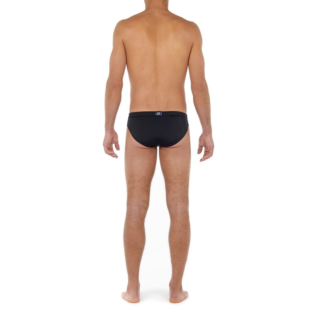 Мужские плавки черные HOM SEA LIFE Swim Mini Briefs 402534_400004