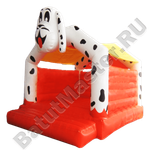 Детский надувной батут "Большой далматинец" с крышей