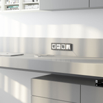 Накладка для двойной розетки Еthernet RJ-45 (белый акрил)