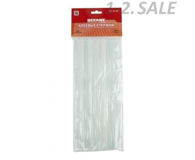 Стержень клеевой d11.3мм L270мм прозрачный (уп.10шт) Rexant 09-1270