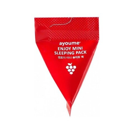 AYOUME ENJOY Ночная маска для лица антивозрастная мини пирамидка Mini Sleeping Pack 1 шт 3 гр (52266,52204)