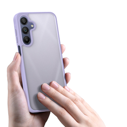 Прозрачный матовый чехол светло-фиолетового цвета для Samsung Galaxy A17 (5G, 4G), Galaxy A26 5G и Galaxy A16 (5G, 4G), серия Yind Series от Dux Ducis