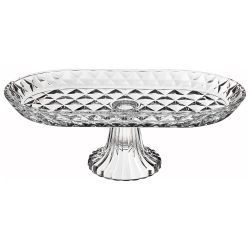 БЛЮДО НА НОЖКЕ ОВАЛЬНОЕ 33Х16Х12 СМ